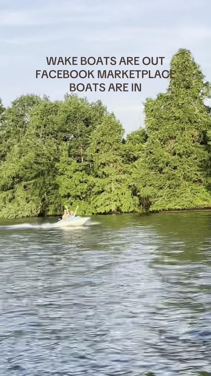 A lake day with wake boats