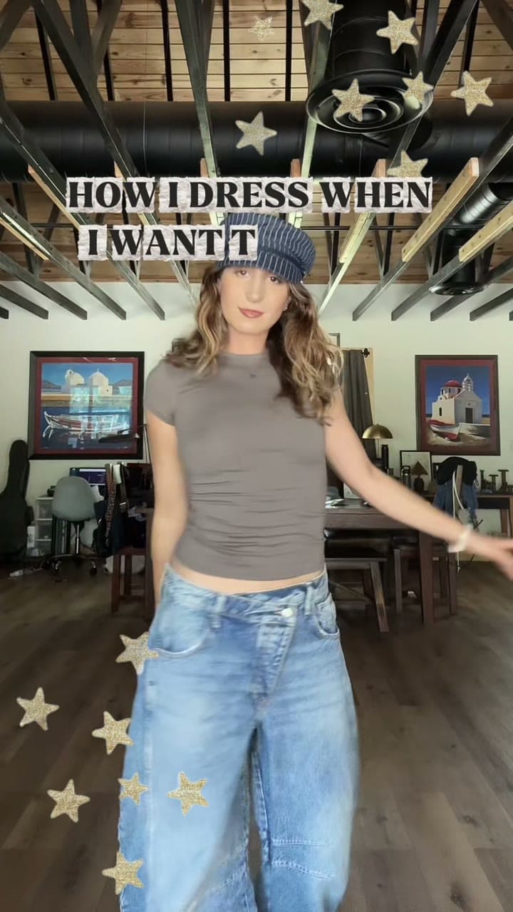Makenna in a black dress, personal style content